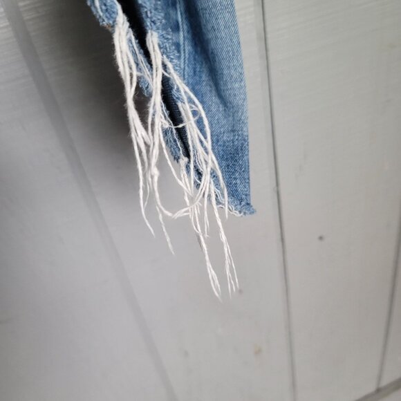 Boyish by Her The Tommy High-Rise Destroyed Frayed Hem Denim Jeans. Size 29 - Picture 3 of 10